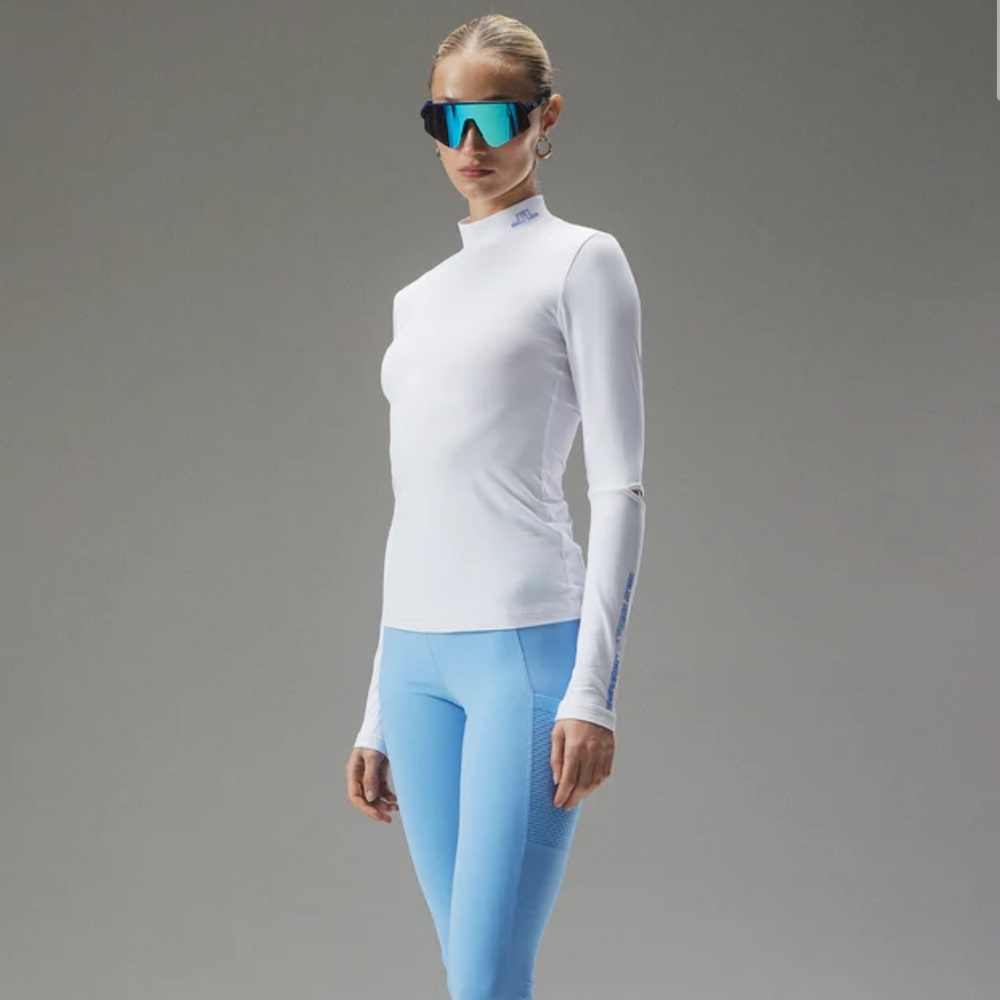 New J.Lindeberg NK mock neck LS golf top